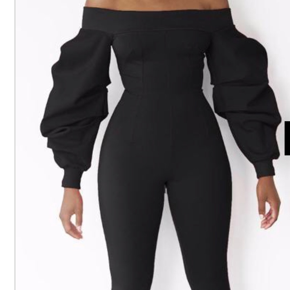 Off the shoulder jumpsuit